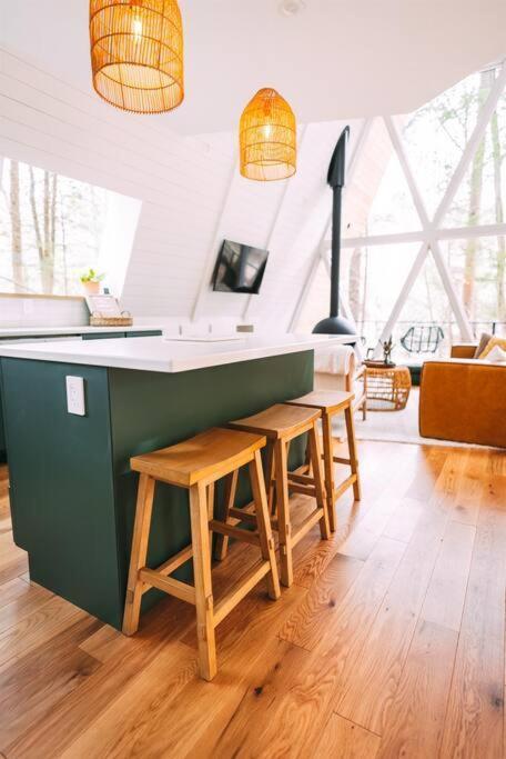 Dunlap Hollow A-Frame Rockbridge Exteriér fotografie