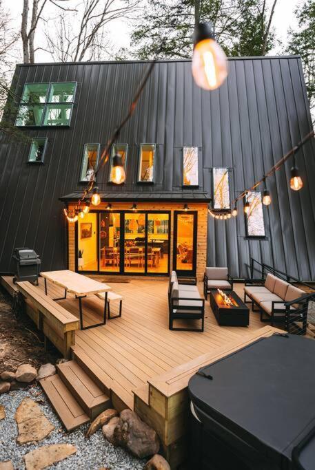 Dunlap Hollow A-Frame Rockbridge Exteriér fotografie