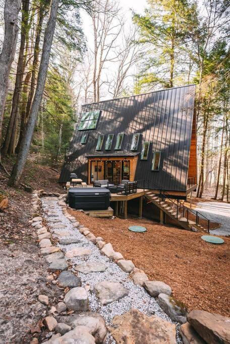 Dunlap Hollow A-Frame Rockbridge Exteriér fotografie