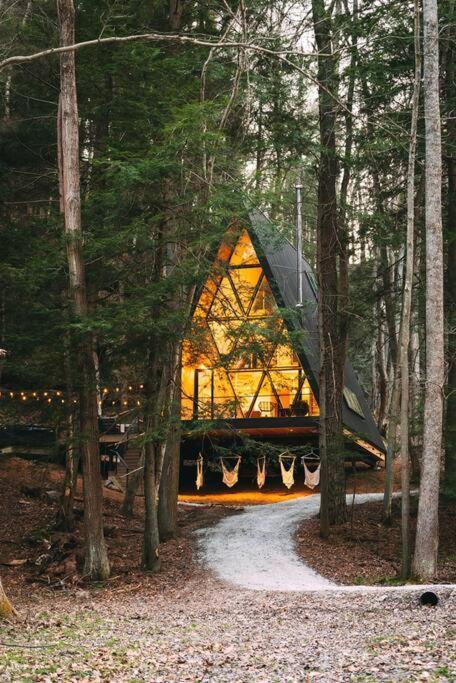 Dunlap Hollow A-Frame Rockbridge Exteriér fotografie