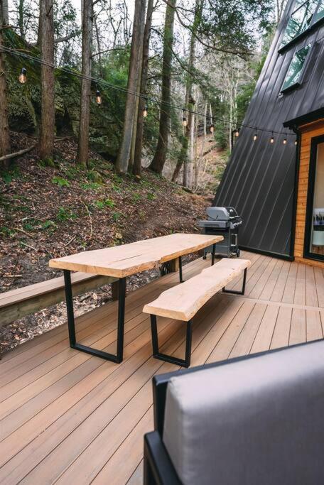 Dunlap Hollow A-Frame Rockbridge Exteriér fotografie