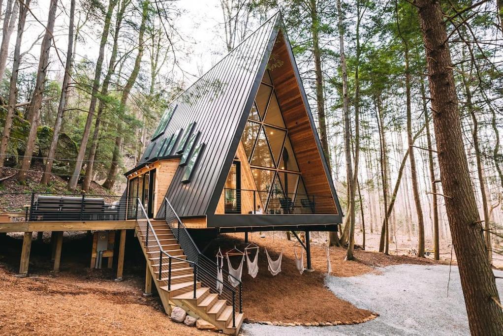 Dunlap Hollow A-Frame Rockbridge Exteriér fotografie